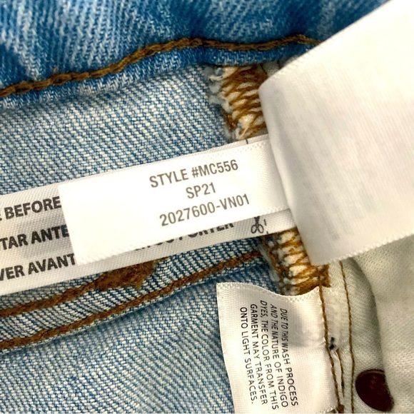 Madewell Jeans Size 26 The High Rise Slim Crop Boyjean Dumas Wash Ripped Edition - Picture 5 of 16